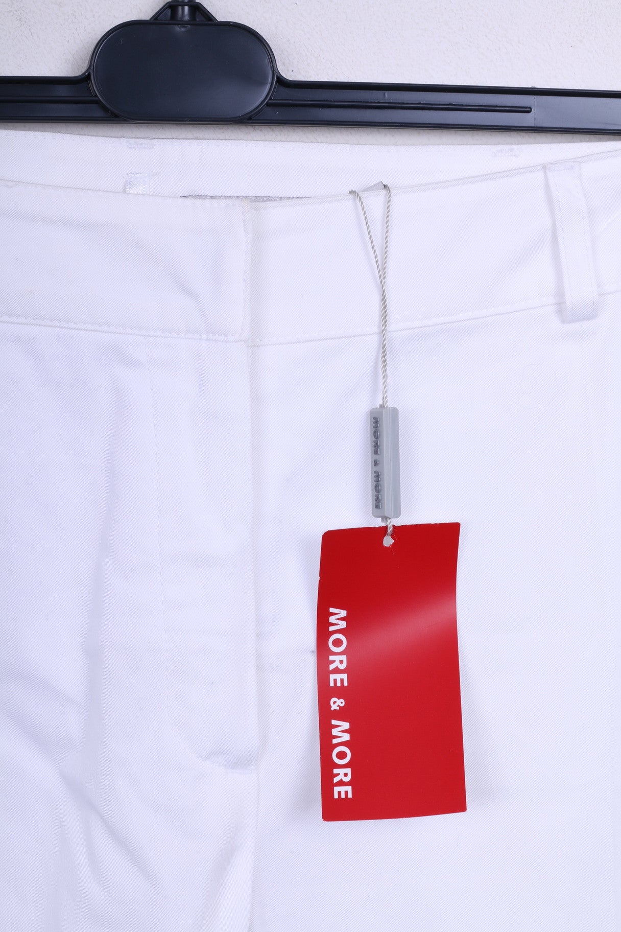 Nouveau More&amp;More Pantalon Femme 42 XL Blanc Coton