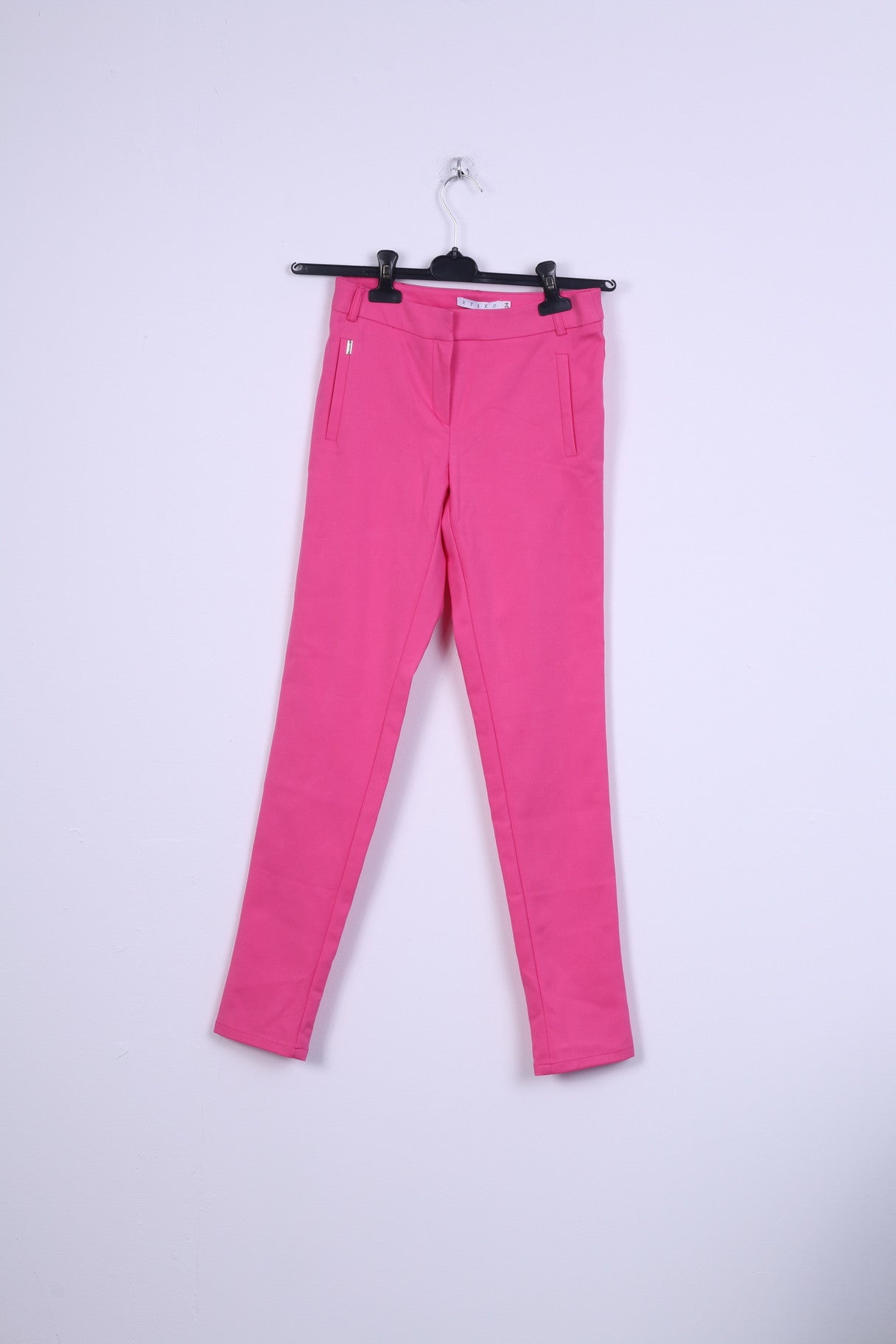 New Ryłko 34 XS Womens Elegant Trousers Pink Cotton Chic