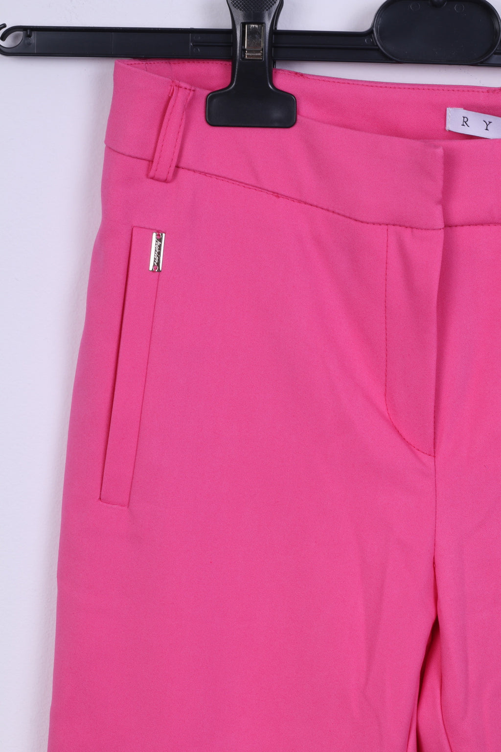 New Ryłko 34 XS Womens Elegant Trousers Pink Cotton Chic