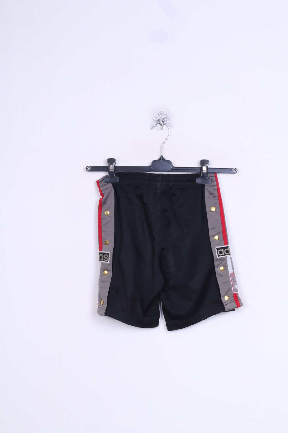 Pantaloni sportivi neri Adidas 116 Shorts da ragazzo