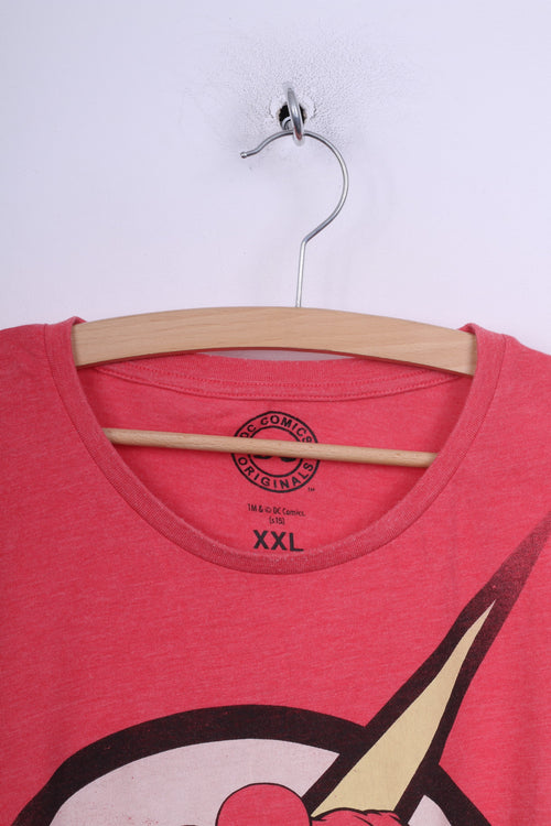 T-shirt 2XL da uomo Cedar Wood State DC Comics The Flash Super Hero 