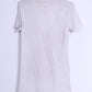 Hollister Womens M Shirt Beige Cotton V Neck Graphic Summer Sun Top