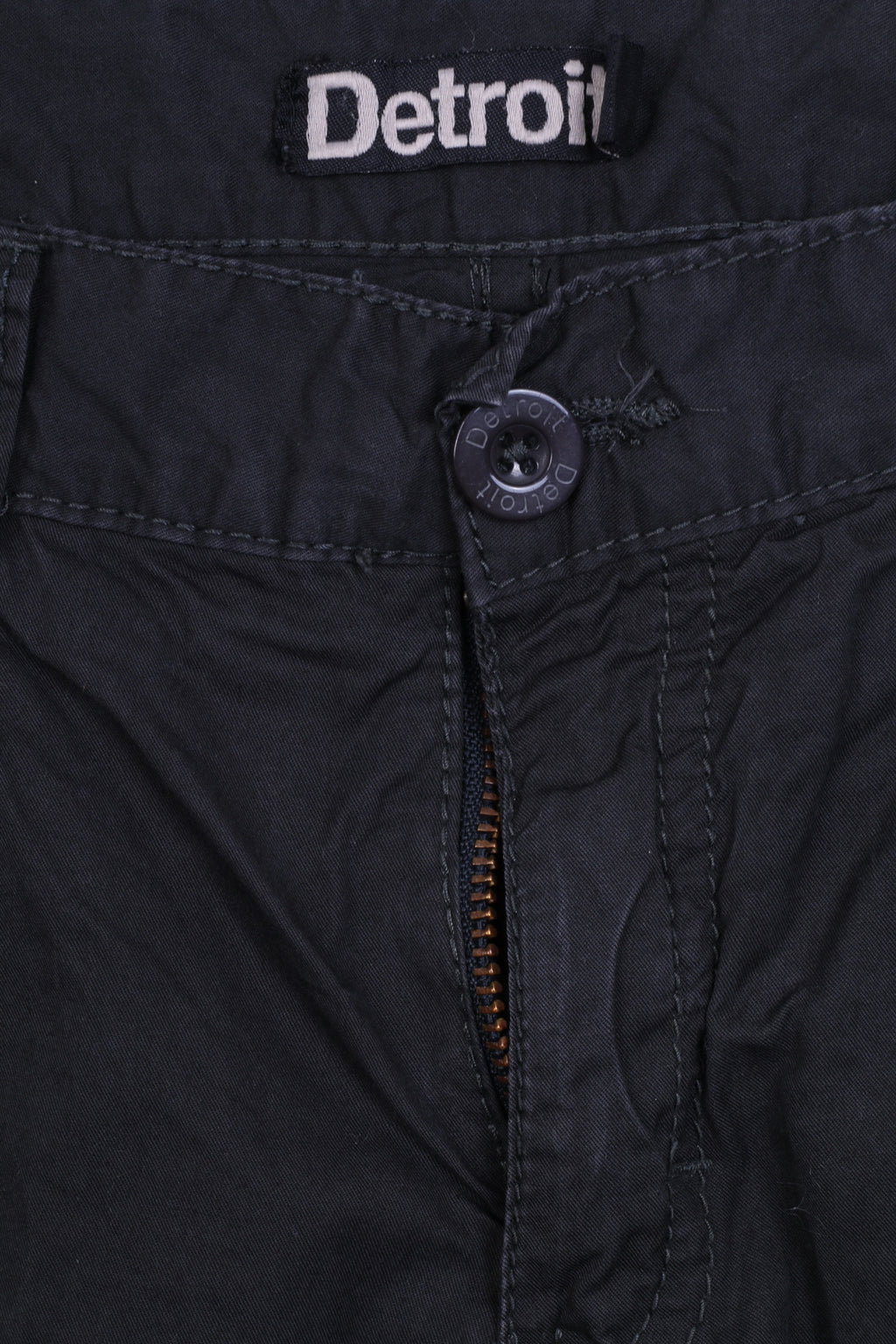 Detroit Boys 164 Pantaloncini Capri neri Pantaloni casual in cotone