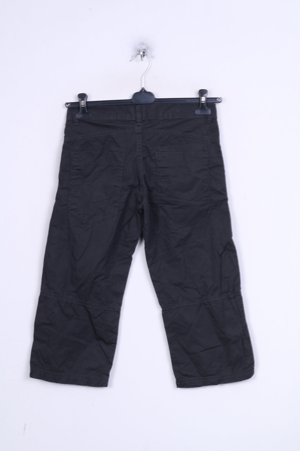 Detroit Boys 164 Pantaloncini Capri neri Pantaloni casual in cotone