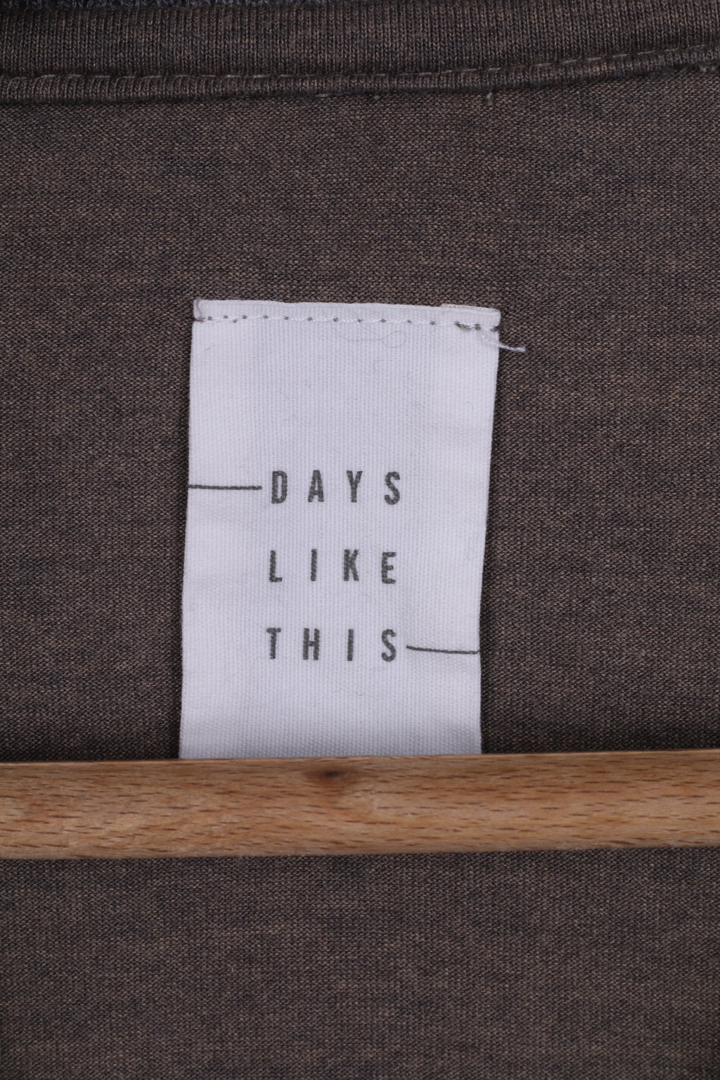 DAYS LIKE THIS Chemise L Femme Manches Longues Gris Col Rond Rayé