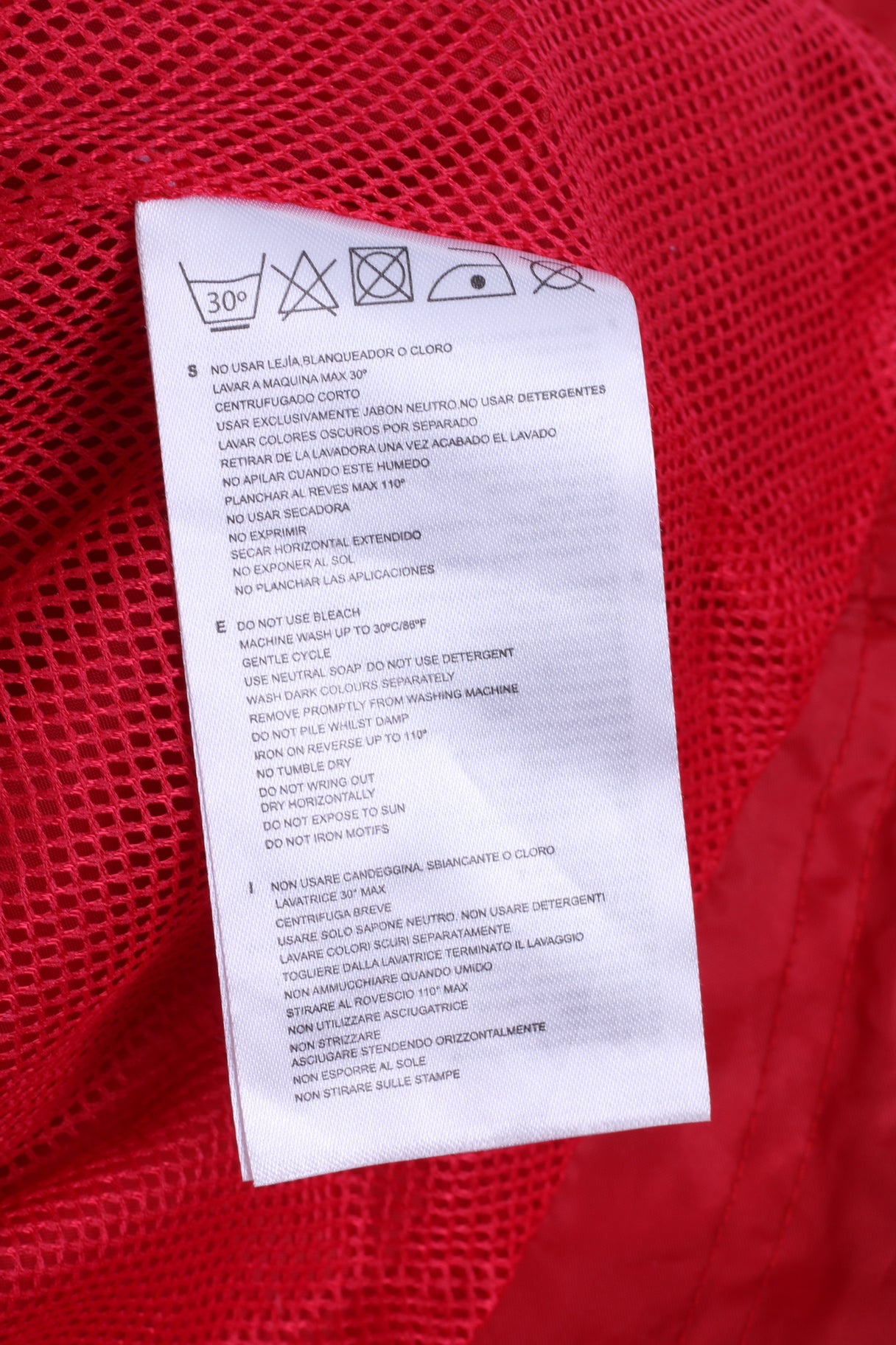 Joma Garçons YL 12 âge Veste Rouge Zip Up Sport Training Haut Léger