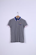 Beverlly Hills Polo XXL Femme Gris Manches Courtes Coton