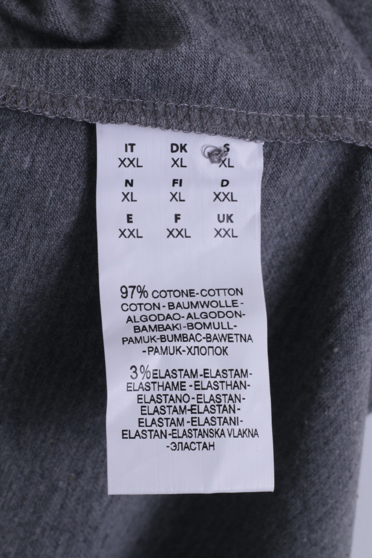 Beverlly Hills Polo XXL Femme Gris Manches Courtes Coton