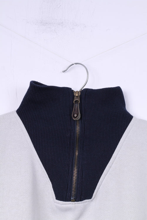 Aviator Sweat-shirt à col zippé pour homme - Haut classique moderne 