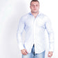T. M. Lewin Mens 16.5/36 XXL Casual Shirt Check Blue Buttons Down Collar - RetrospectClothes