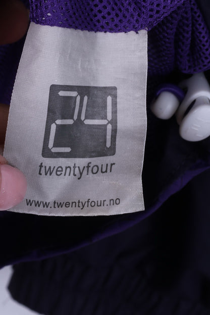 Twentyfour Women 46 XXL Jacket Purple Seatlle Hooded Outdoor Zip Up Top