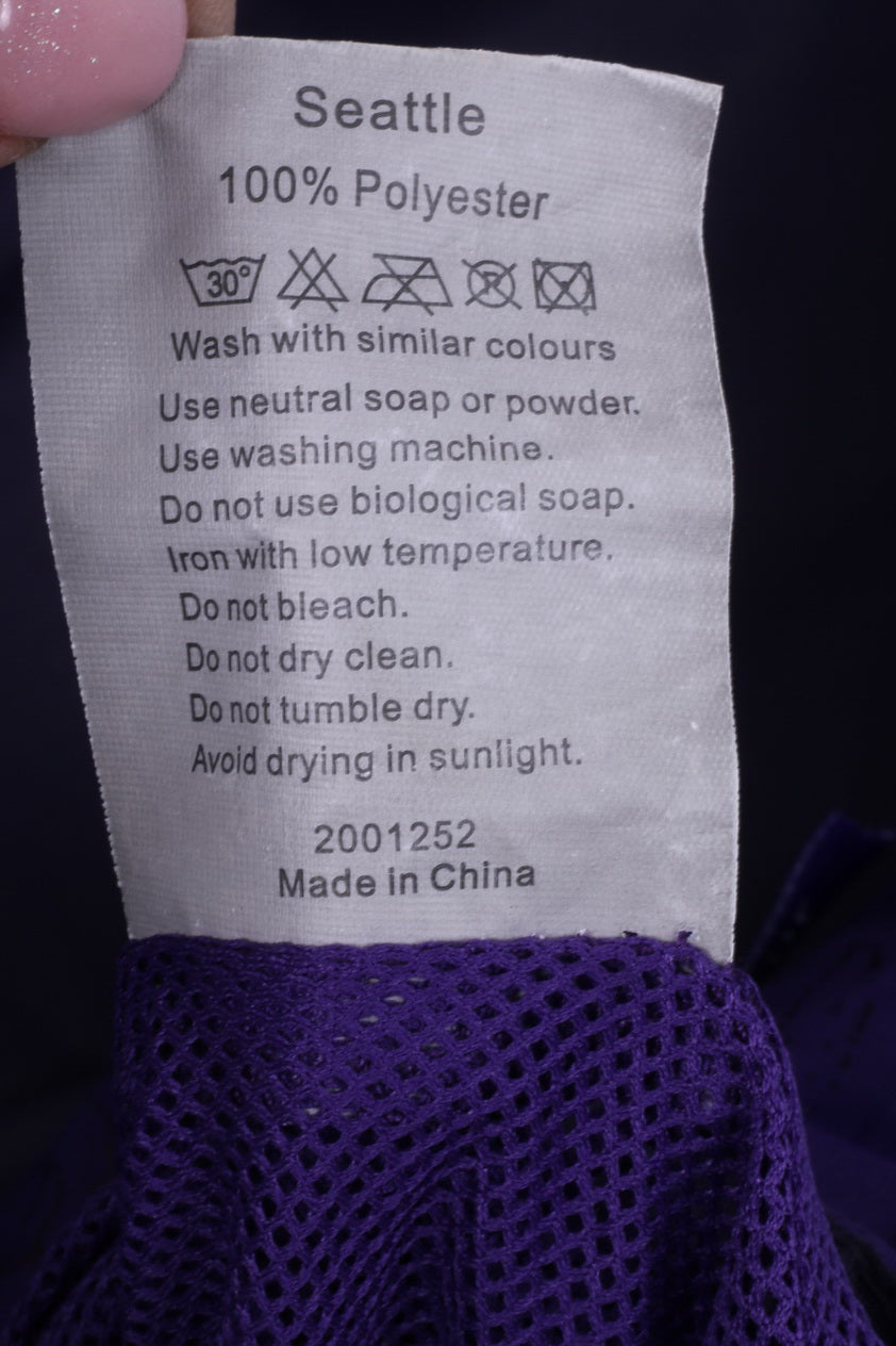 Twentyfour Women 46 XXL Jacket Purple Seatlle Hooded Outdoor Zip Up Top