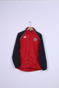 Nike Core Mullen Utd Giacca da uomo S Track Top Cappuccio nascosto impermeabile in nylon rosso