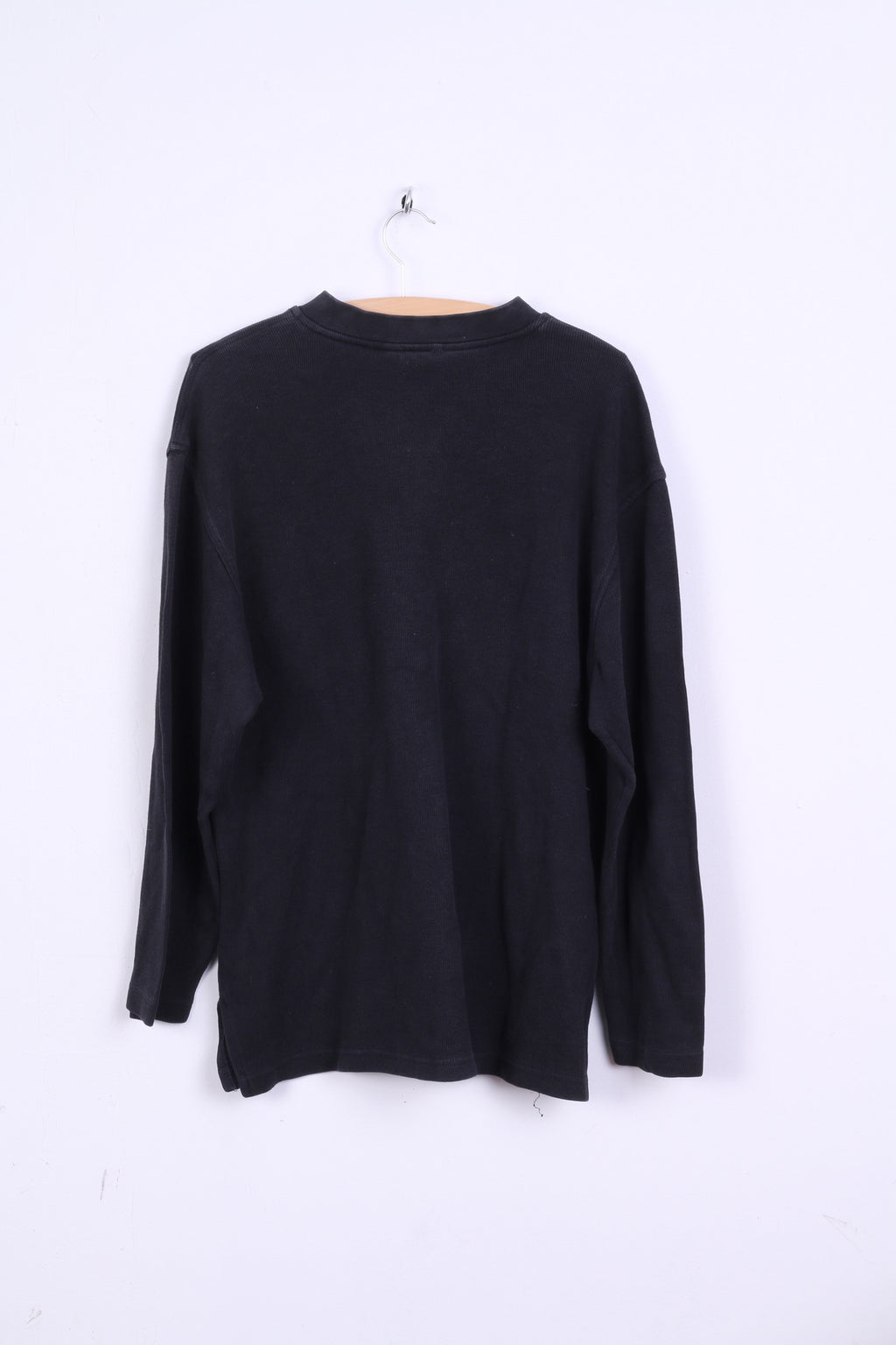 Chiemsee Natural Mens L Jumper Cotton V Neck Black Sweater