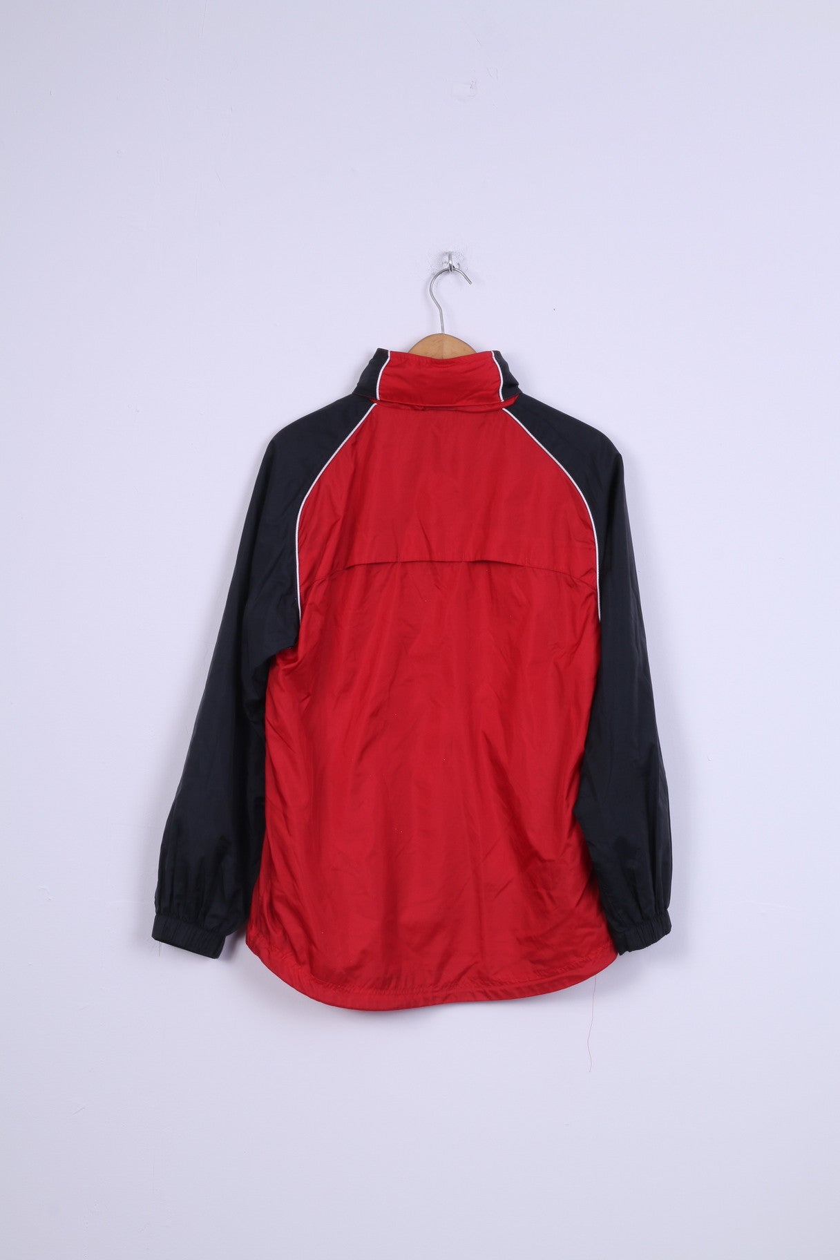 Nike Core Mullen Utd Veste de survêtement S pour homme en nylon rouge avec capuche cachée imperméable