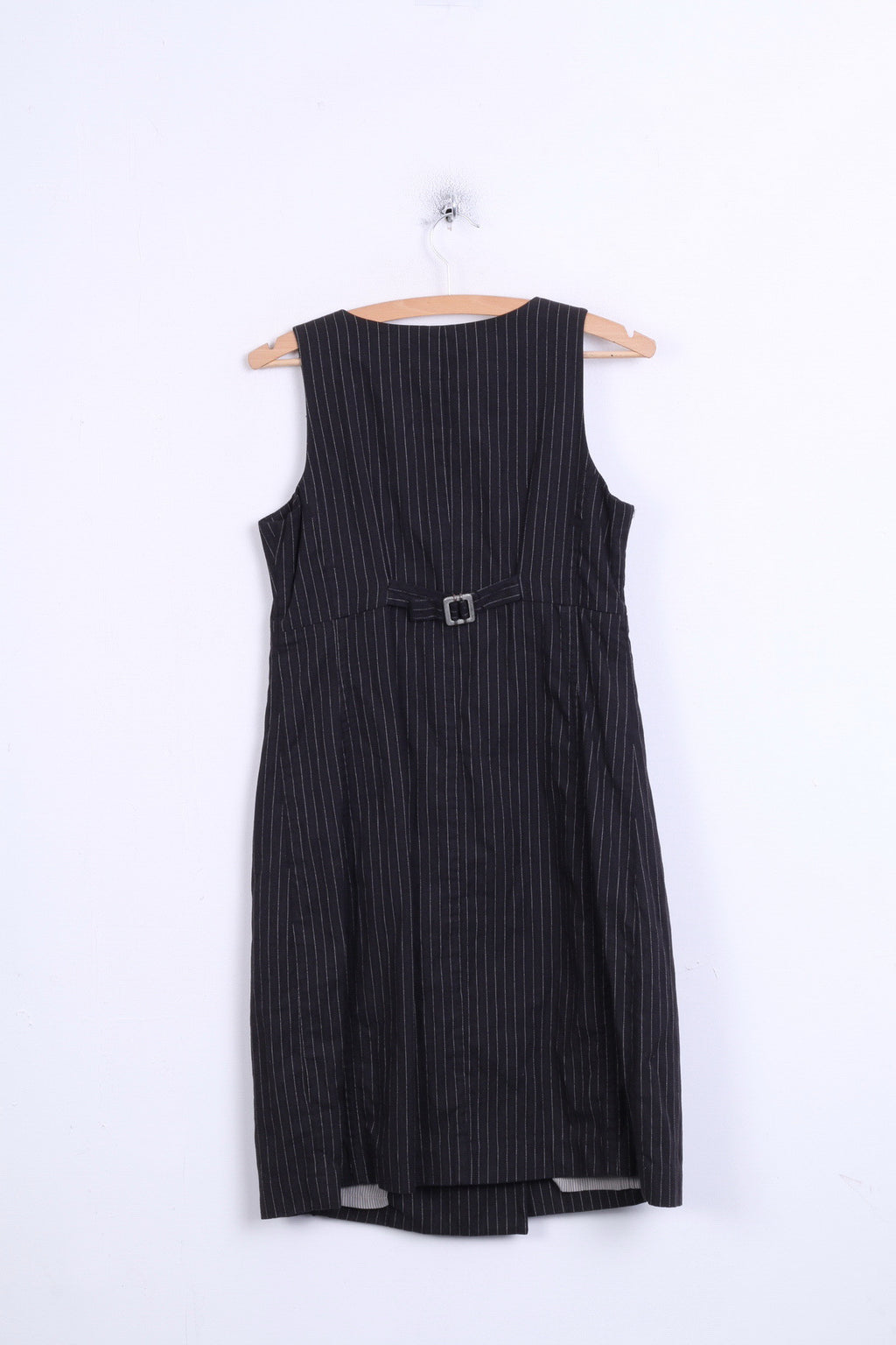 New DRANELLA Womens 36 S Dress Navy Striped Pencils - RetrospectClothes