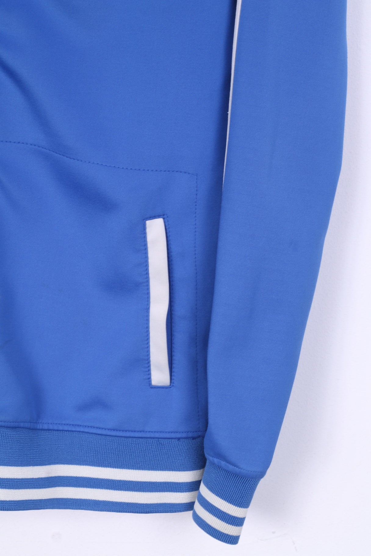 Retour Denim De Luxe Womens 14 XL Sweatshirt Full Zipper Bleu Clair Superheroes Sport 