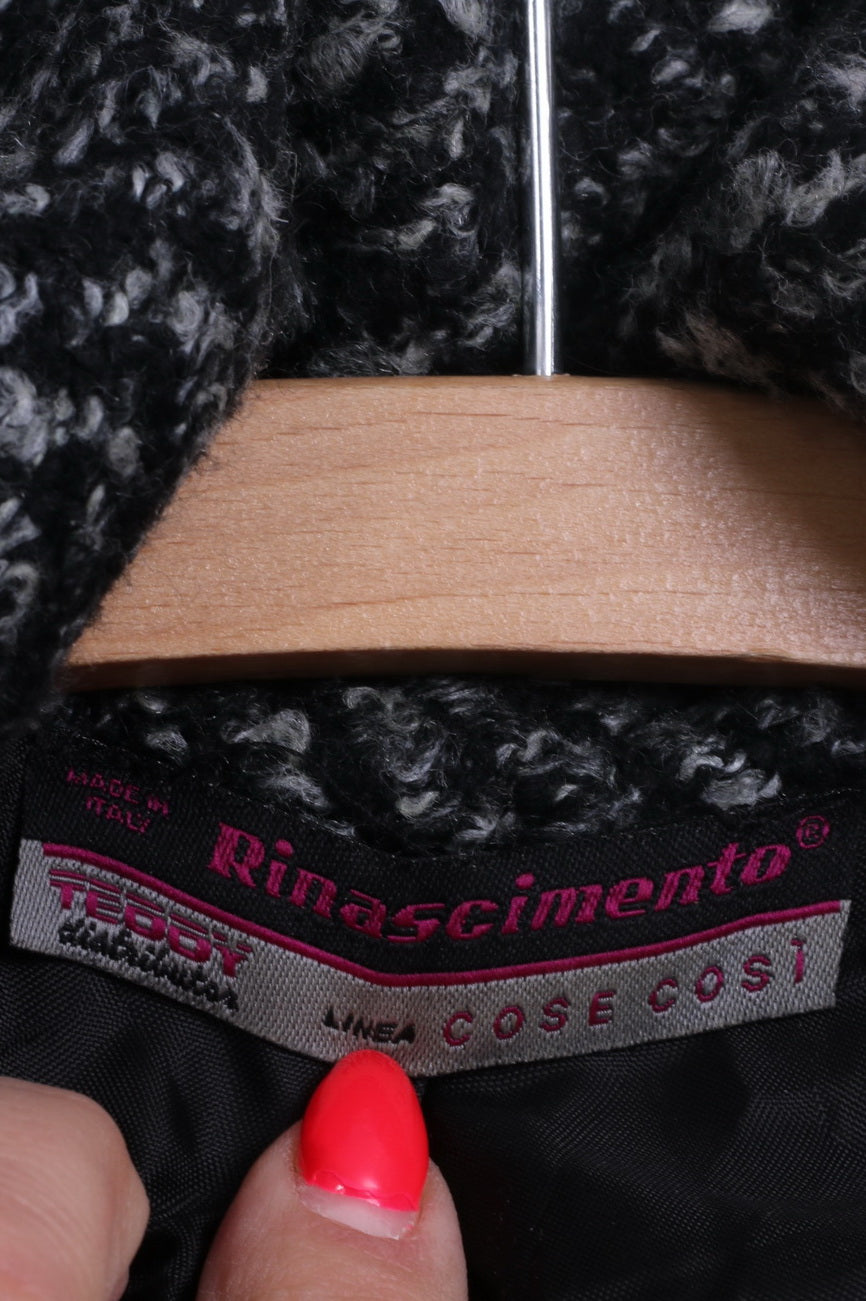 Giacca da Donna in Acrilico Grigio Italia Rinascimento Giacca Monopetto