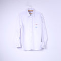 Van Santen & Van Santen Mens XL Casual Shirt White Long Sleeve Polo Moscow Top