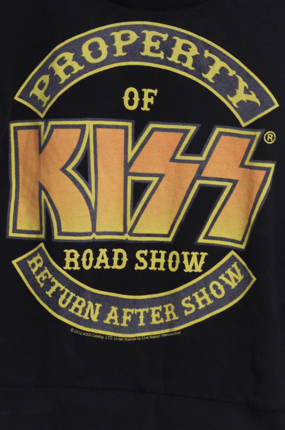 Divided Womens 10 36 S Sweatshirt Black Cotton Kiss Music Graphic