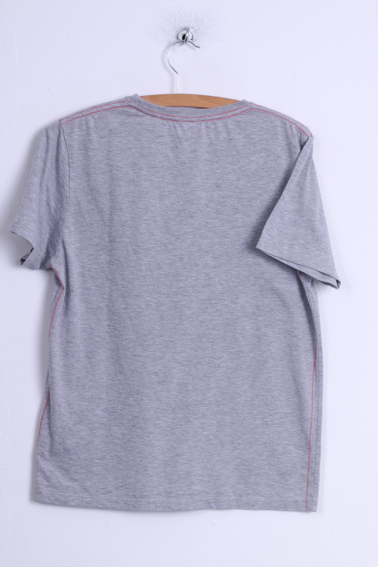 Next Mens M (S) T-Shirt Grey Cotton Graphic 7 Up Seven Up Drink