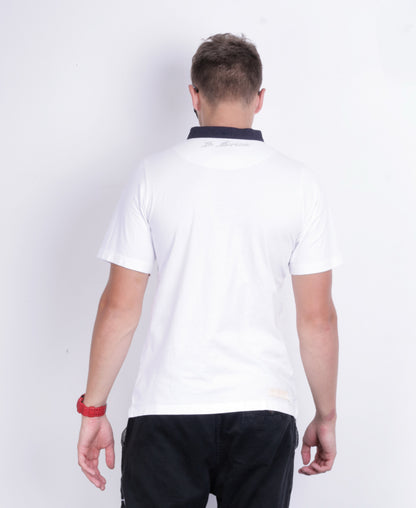 La Martina Mens XXL Shirt White Coronation Short Sleeve Cotton - RetrospectClothes