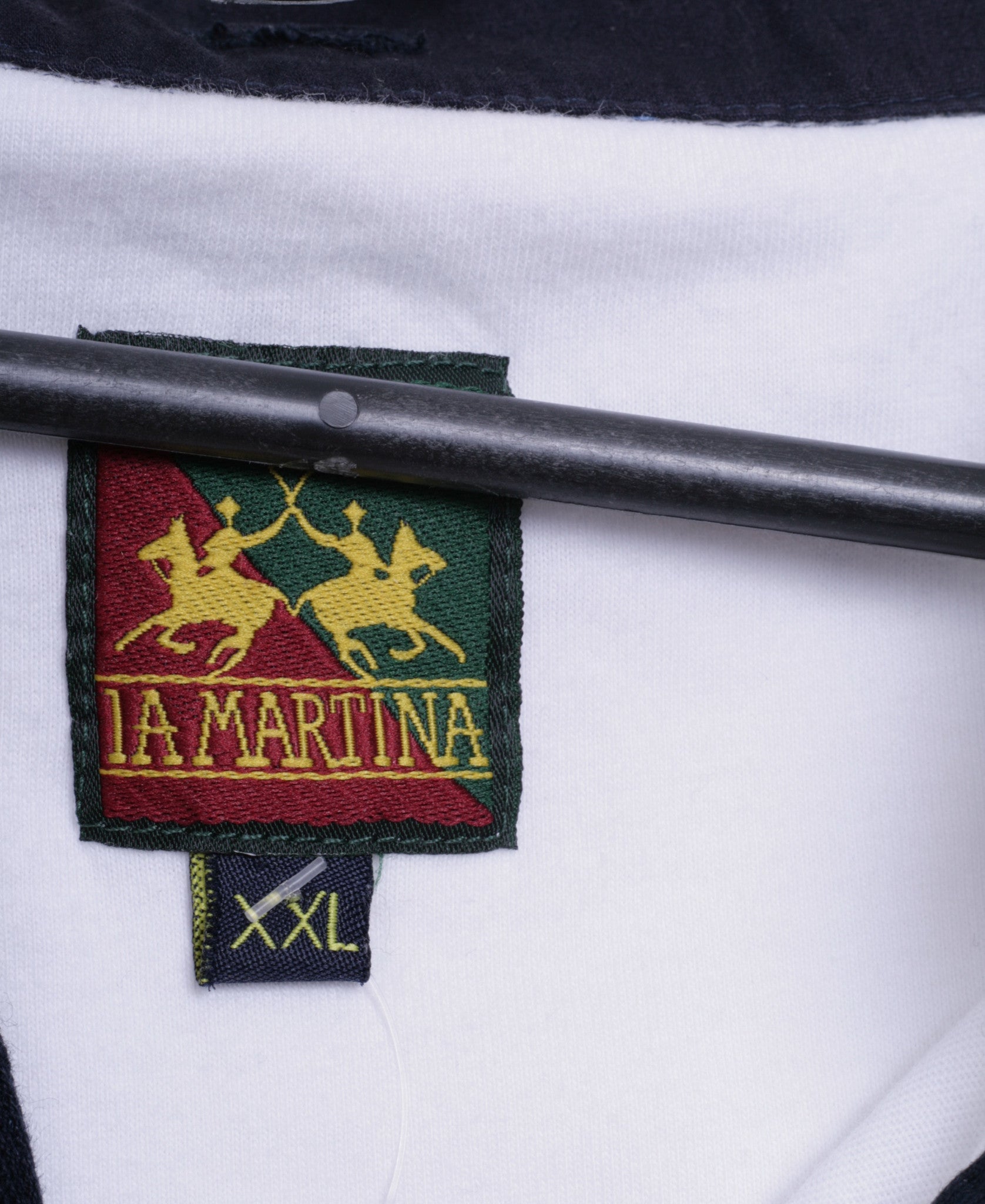 La Martina Mens XXL Shirt White Coronation Short Sleeve Cotton - RetrospectClothes