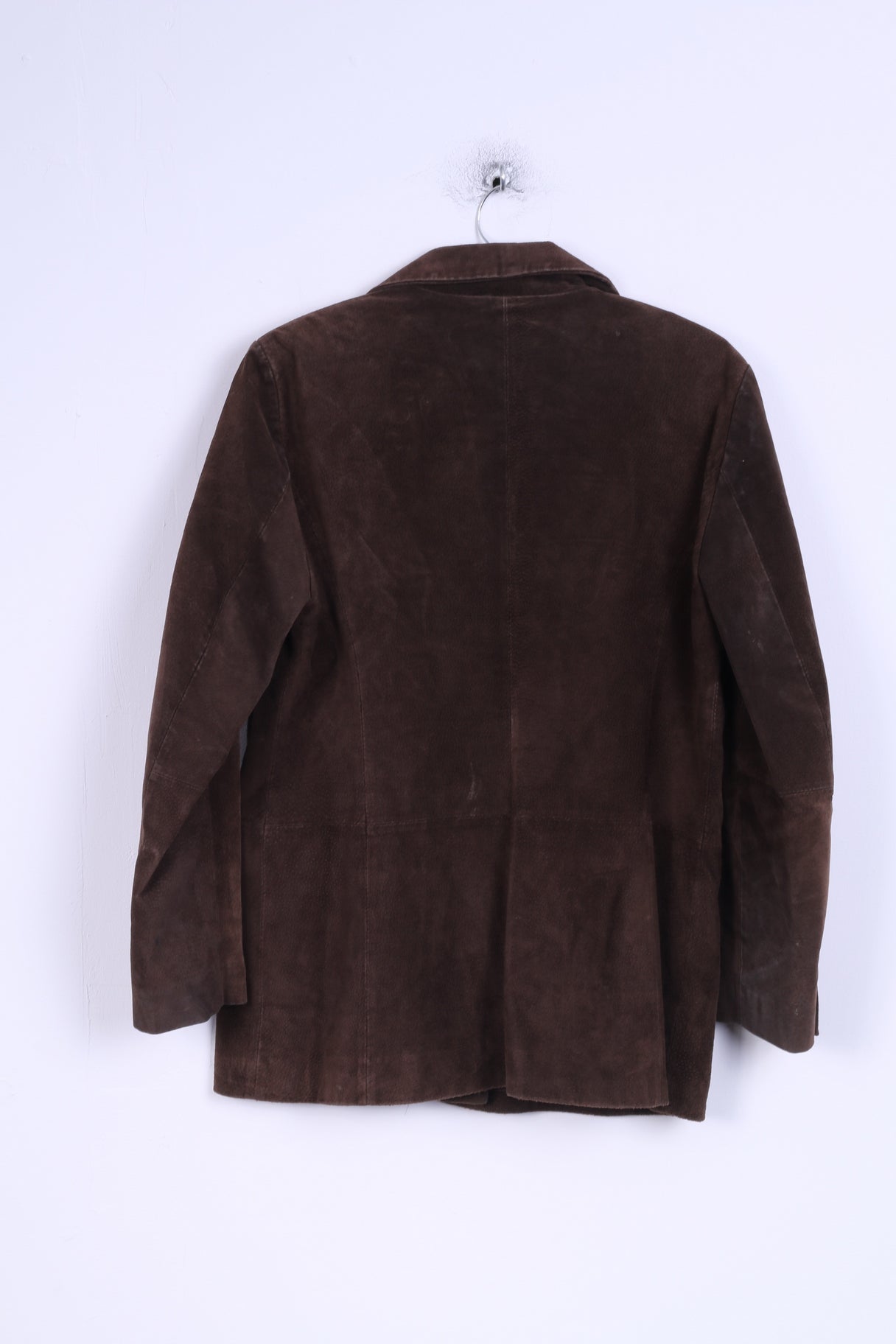 OLLY & Co Formals Womens 14 L Jacket Brown Leather Single Breasted Blazer