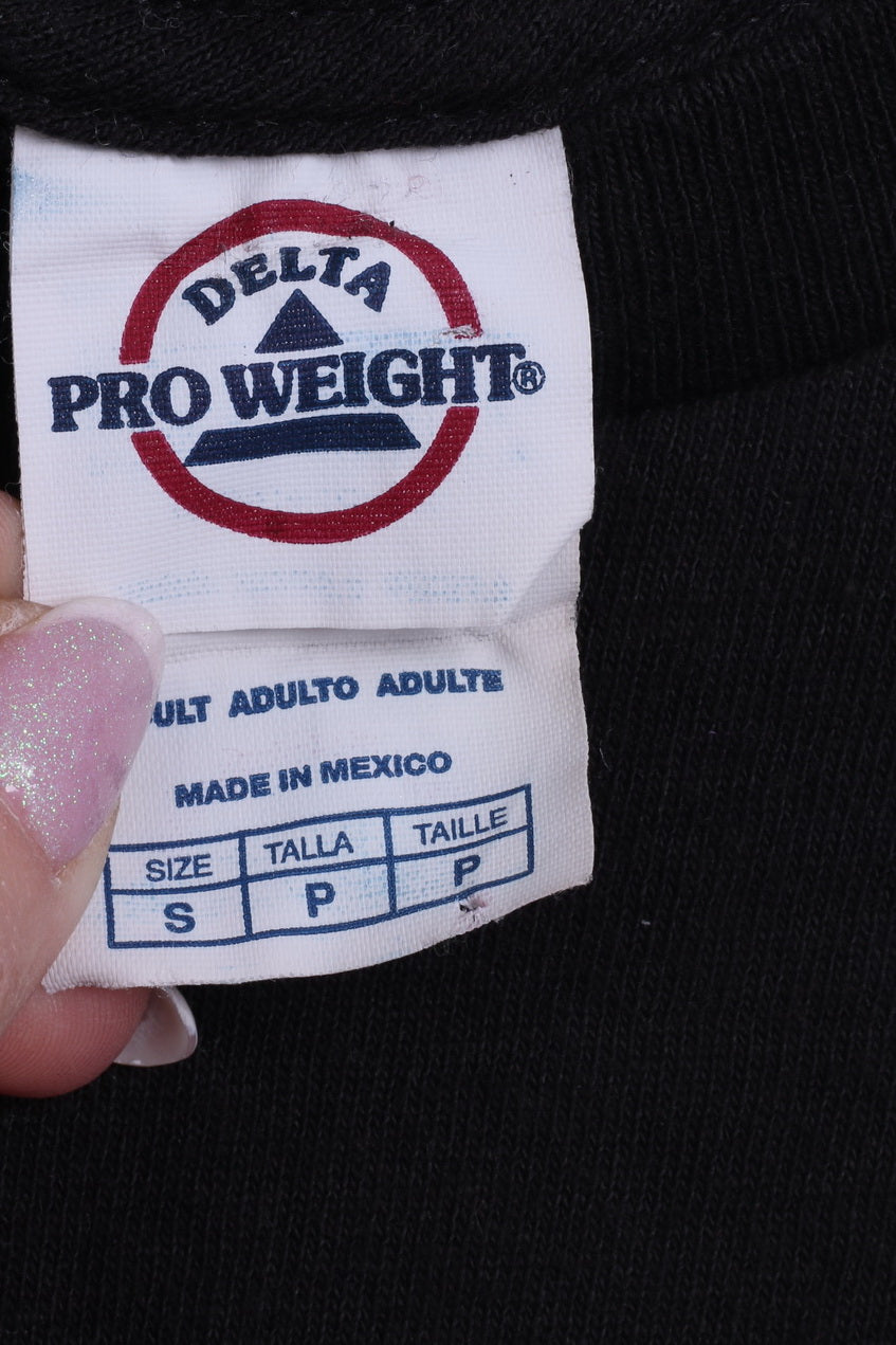 Delta Pro Weight Womens S T-Shirt Black Cotton Graphic Obama