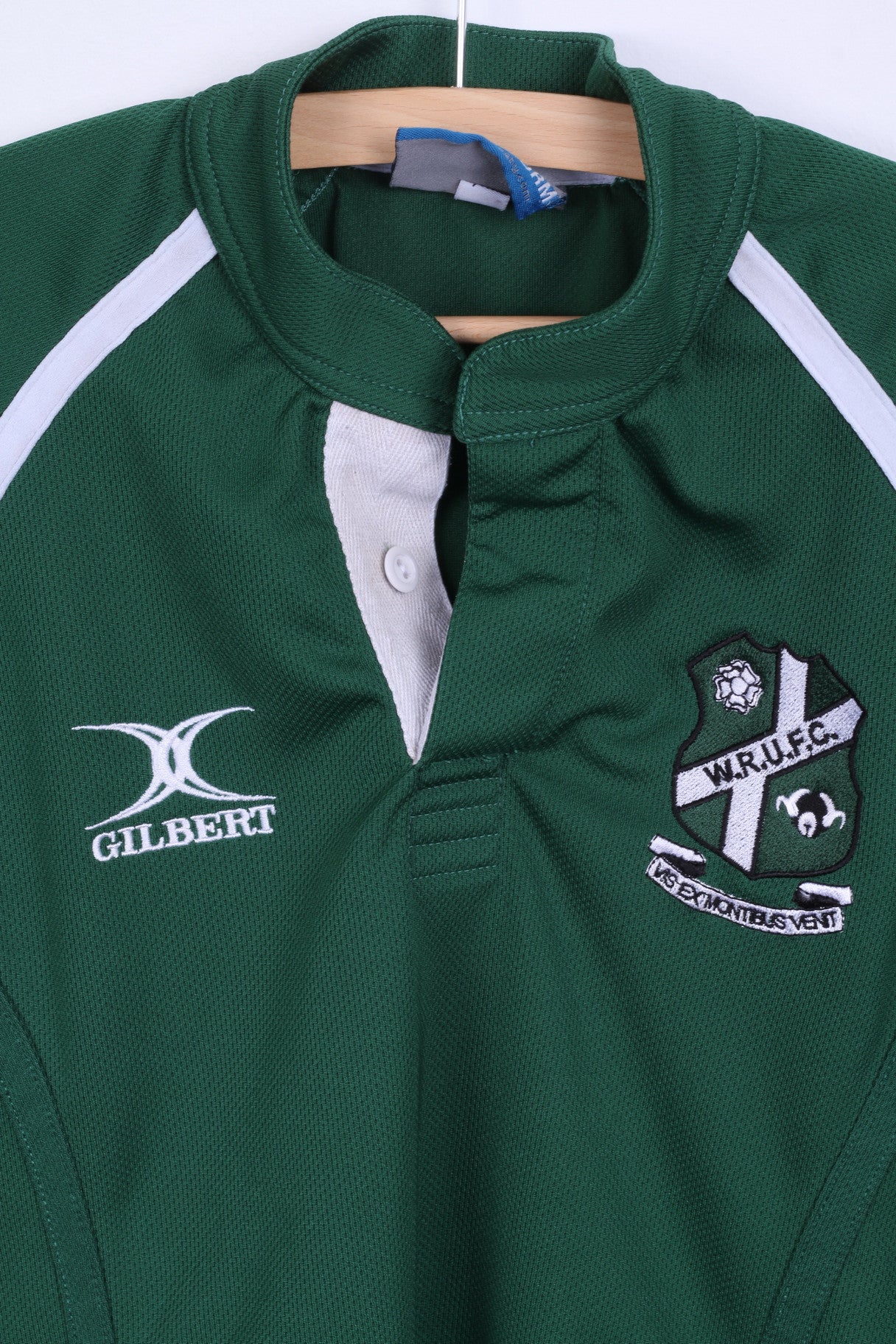 Maglia WRUFC Gilbert Rugby Ragazzi 13/14 anni Verde Manica Corta Sport