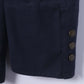 Pierre Cardin Paris Men 50 40 Blazer Navy Cotton Marine Snaps Casual Light Jacket