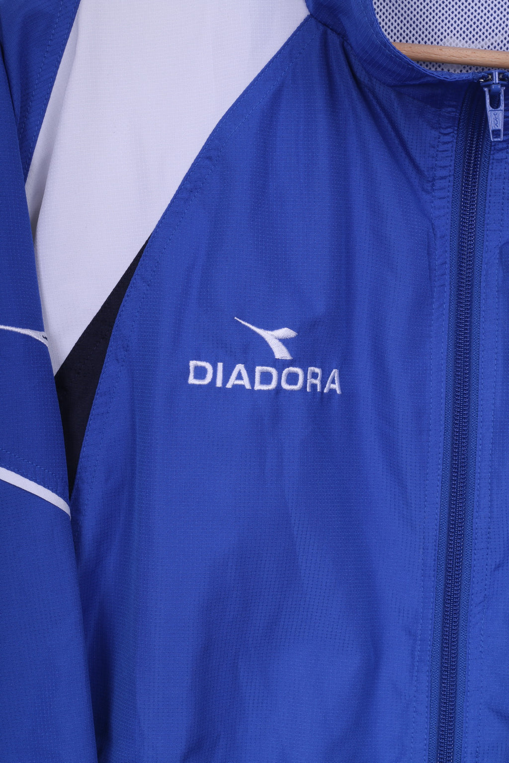 Diadora Veste 170 Garçons Bleu Fermeture Éclair Complète Entraînement Sportif Léger 