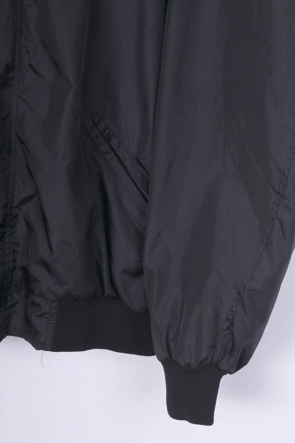 Excalibur Goldwing Club Austria Mens 2XL Bomber Jacket Black Full Zipper Sportswear Region Ost Vintage