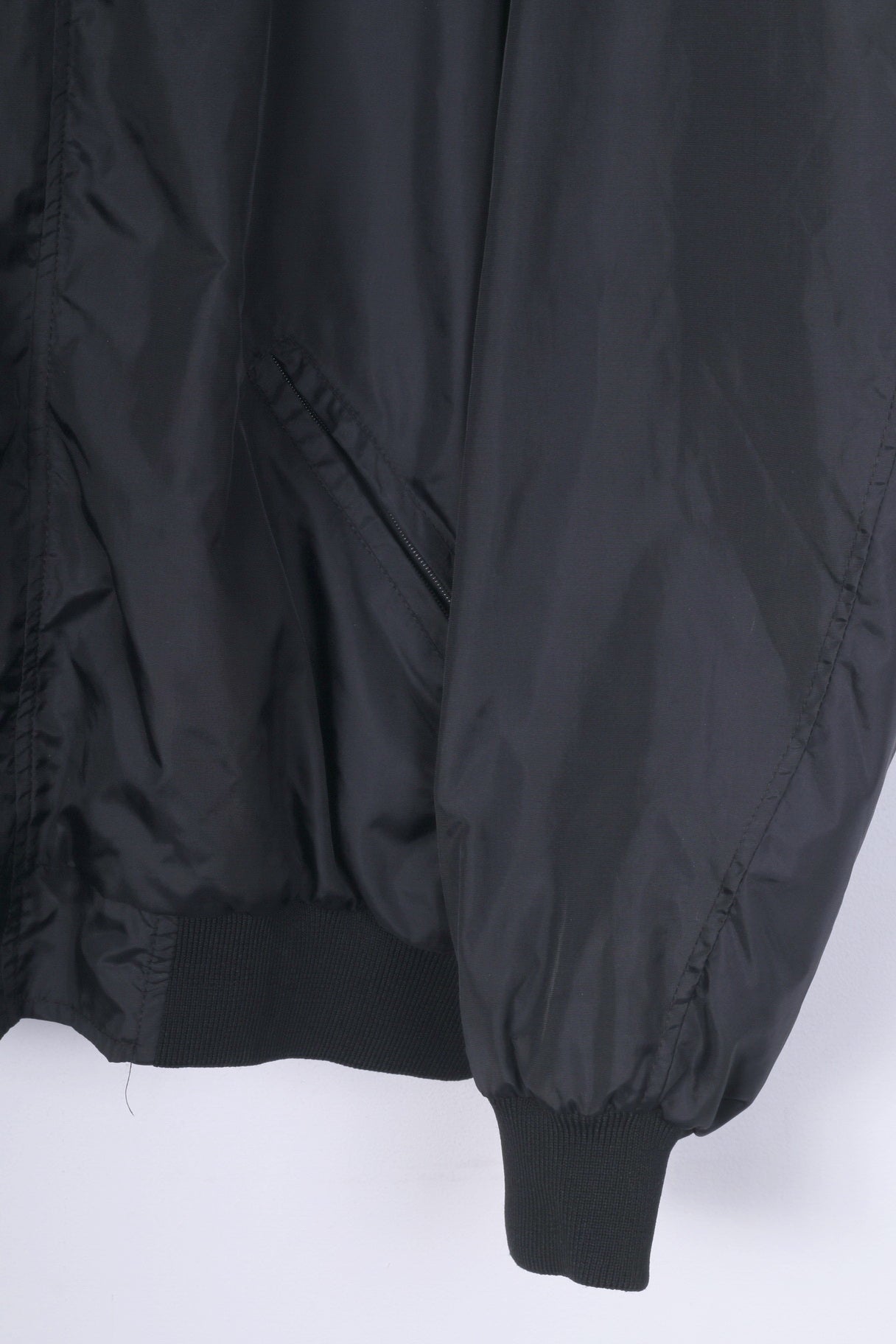 Excalibur Goldwing Club Austria Mens 2XL Bomber Jacket Black Full Zipper Sportswear Region Ost Vintage