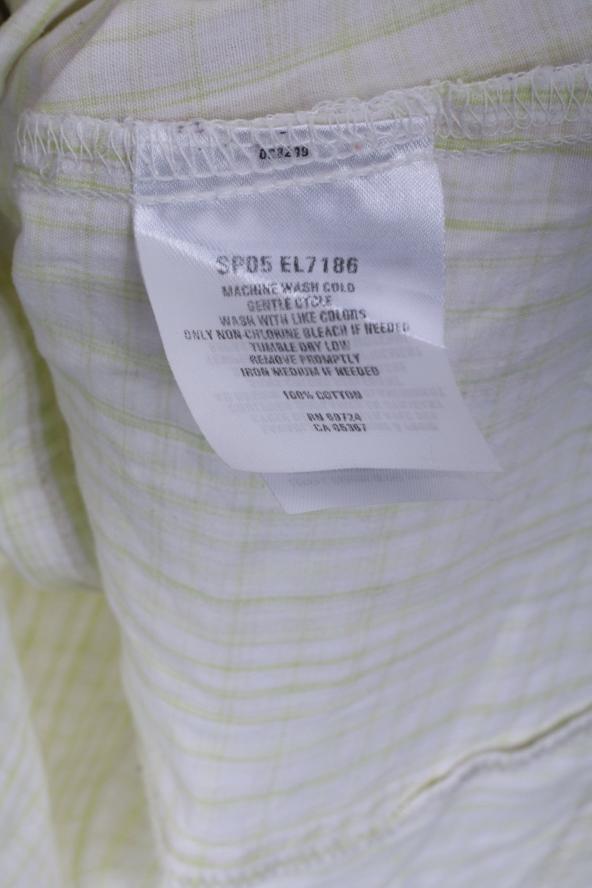 Columbia Womens M Casual Shirt Check Short Sleeve Cotton