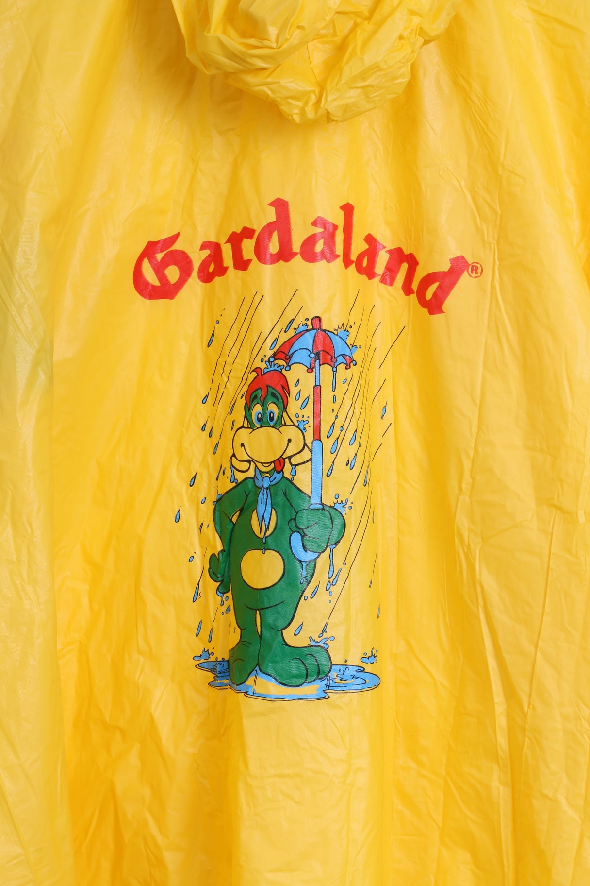 Bardaland Manteau de pluie taille unique pour femme Jaune PVC Pancho Veste à capuche