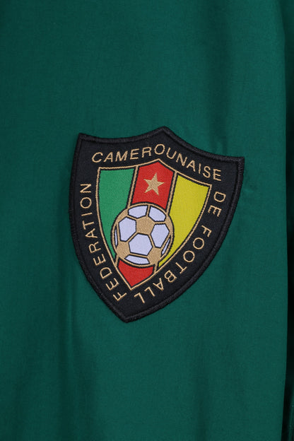 Giacca Puma Uomo M Verde Leggera Camerounaise De Football Federation Top