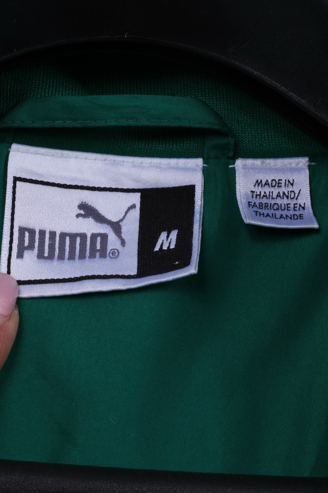 Giacca Puma Uomo M Verde Leggera Camerounaise De Football Federation Top