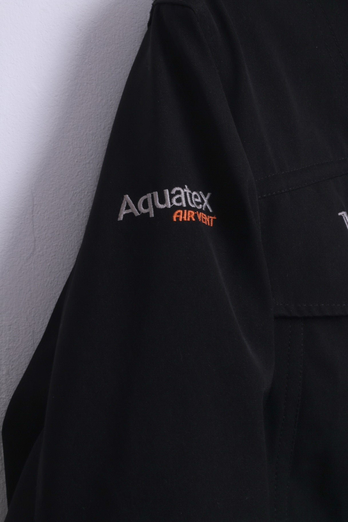 Marine Boys 170 14-16 Age Parka Jacket Black Padded Hooded Aquatex Scandinavian