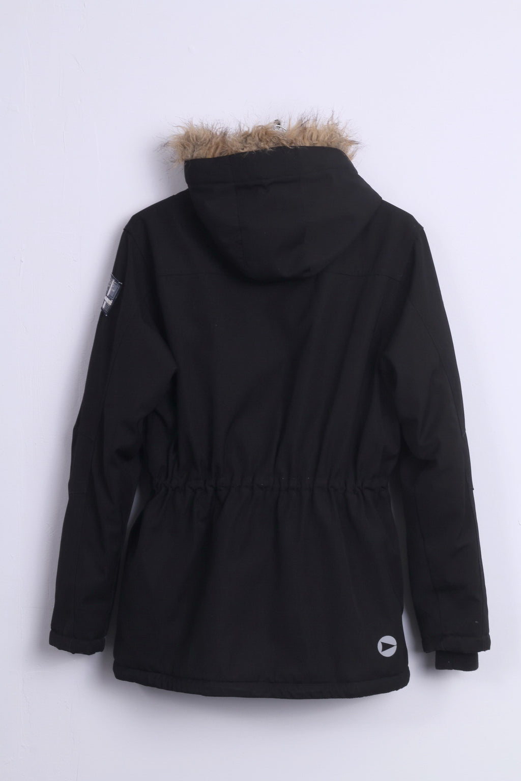 Marine Boys 170 14-16 Age Parka Jacket Black Padded Hooded Aquatex Scandinavian