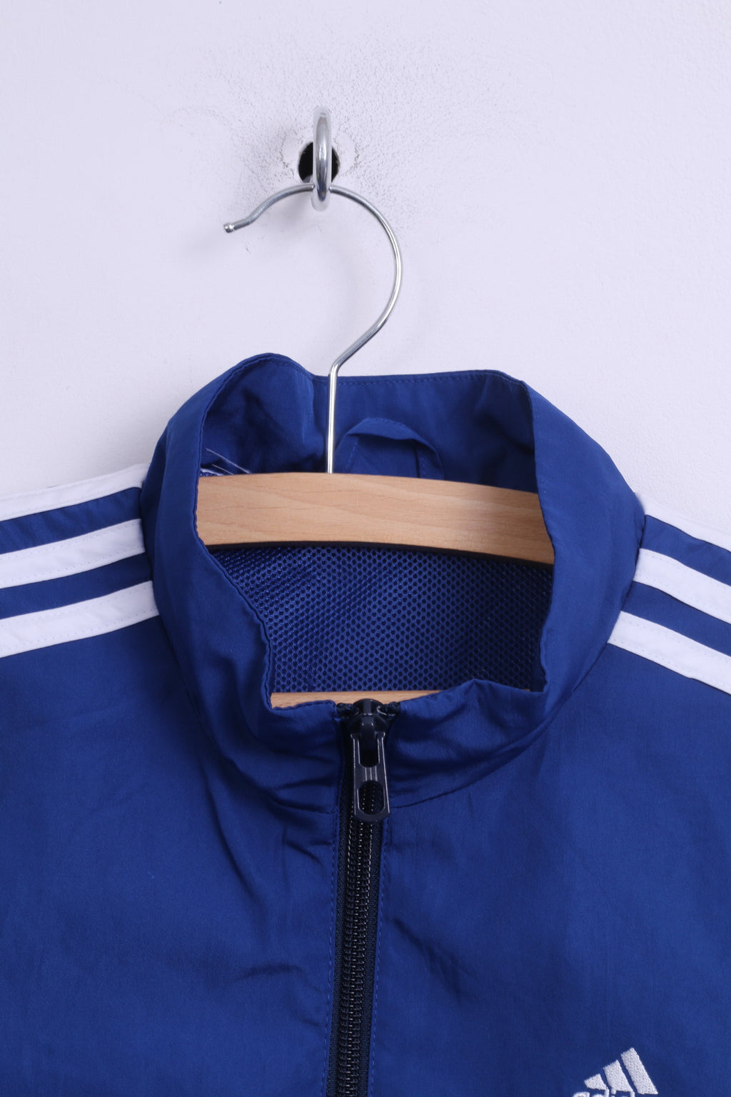 Adidas Veste de survêtement légère pour garçon 10-12 ans Bleu Zip Up
