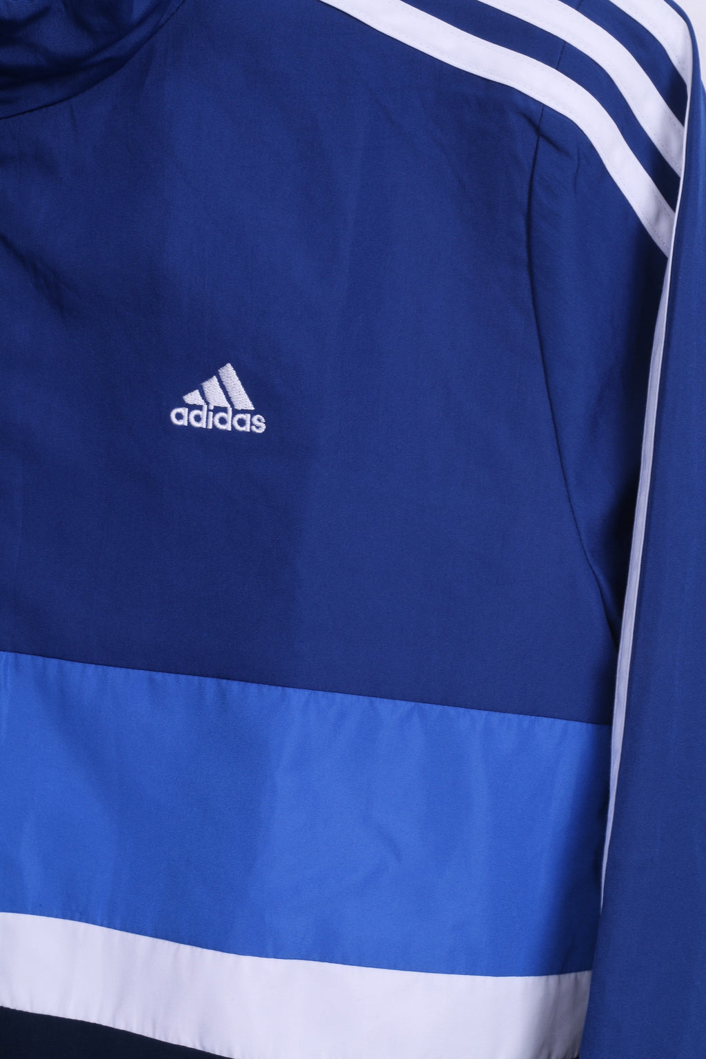 Adidas Veste de survêtement légère pour garçon 10-12 ans Bleu Zip Up