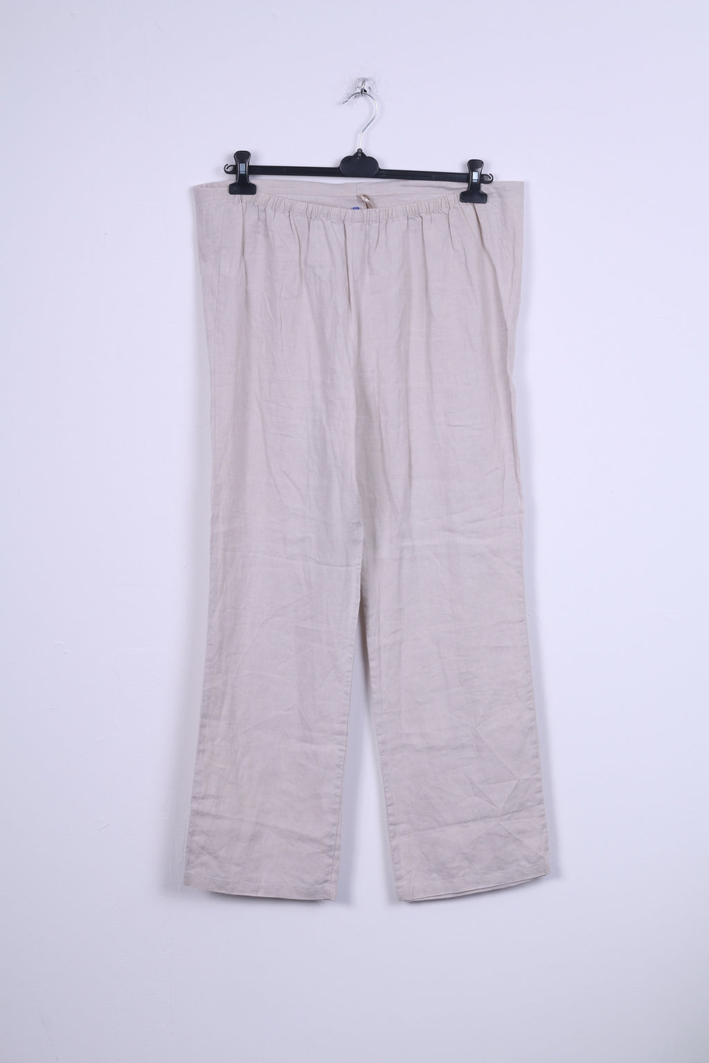 Blooming Marvellous Womens 12 Trousers Linen Beige Pants Pregnancy Summer