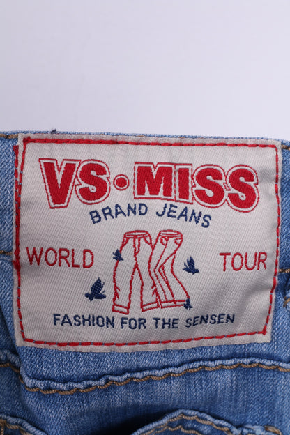 VS.Miss Femme 14 Pantalon Denim Jeans Bleu Clair Coton