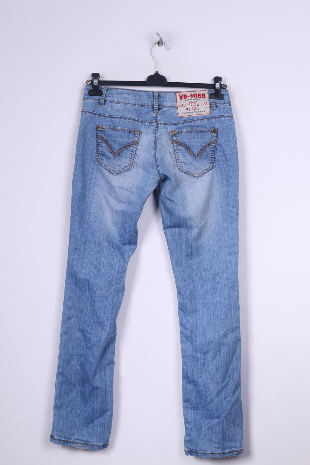 Pantaloni VS.Miss Donna 14 Jeans Denim Cotone azzurro