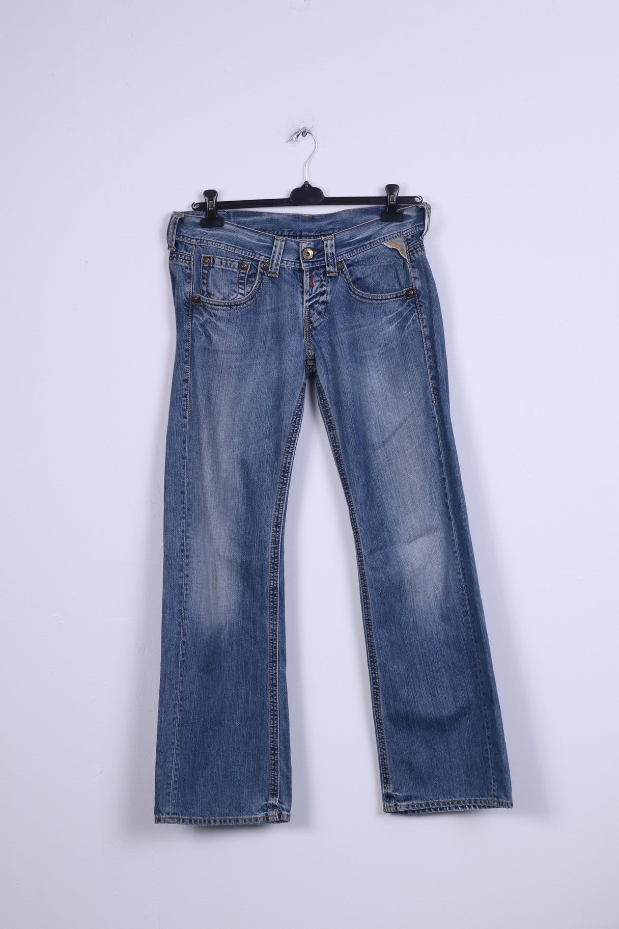 Replay Womens W31 L34 Trousers Denim Jeans Cotton Bootcut