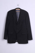 Cerruti 1881 Veste à simple boutonnage en laine anthracite pour hommes 98 M Blazer Drake Store