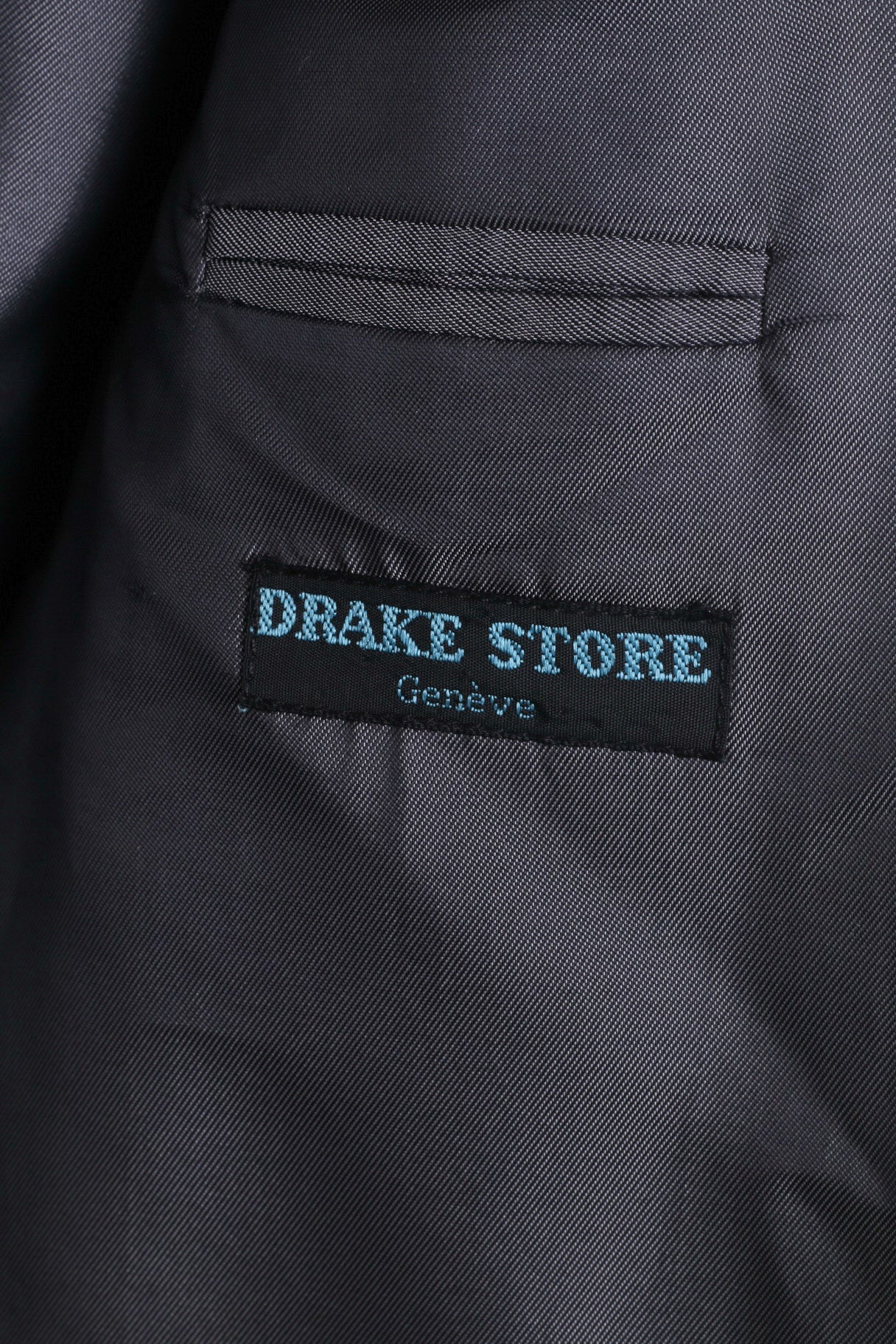 Cerruti 1881 Veste à simple boutonnage en laine anthracite pour hommes 98 M Blazer Drake Store