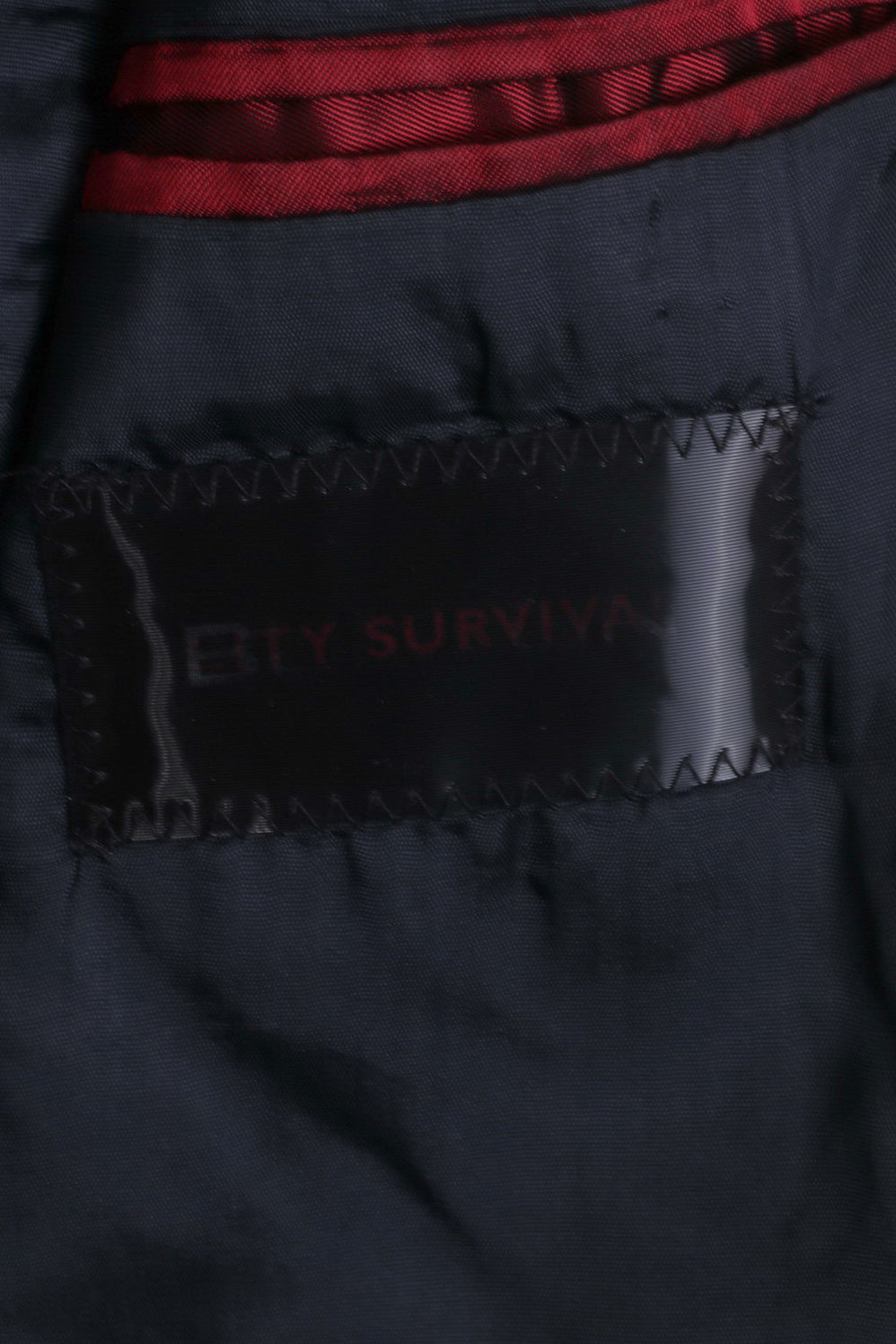 BURTON Hommes 48 38 Blazer Marine Rayé Laine City Survival Veste Simple Boutonnage