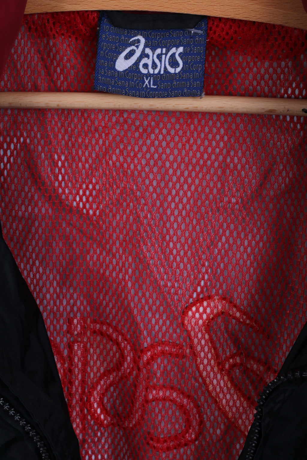 Asics A.F.C. Mens XL Jacket Black Nylon Sunderland Football Club Lightweight Top